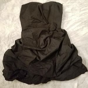 Black mini pink up dress